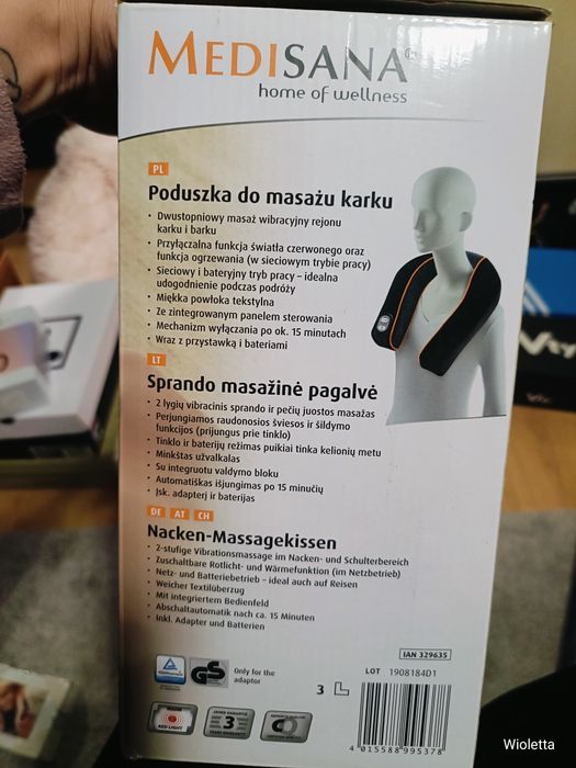 Poduszka do masażu karku