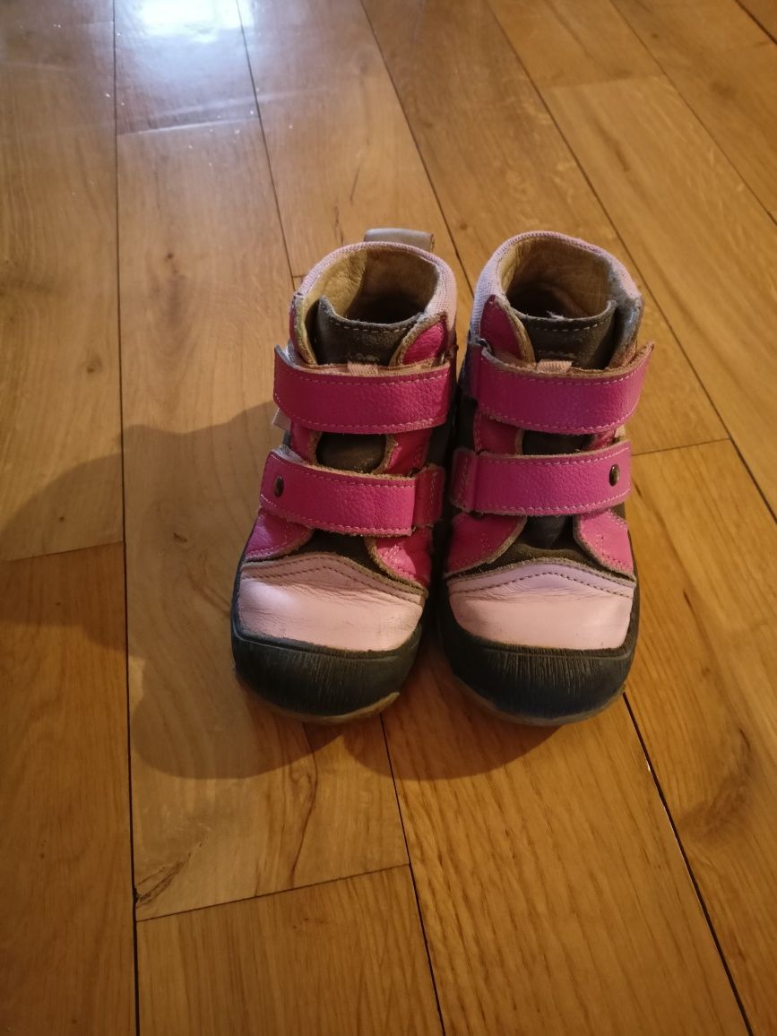 Buty skórzane BARTEK przejściowe dla dziewczynki 25