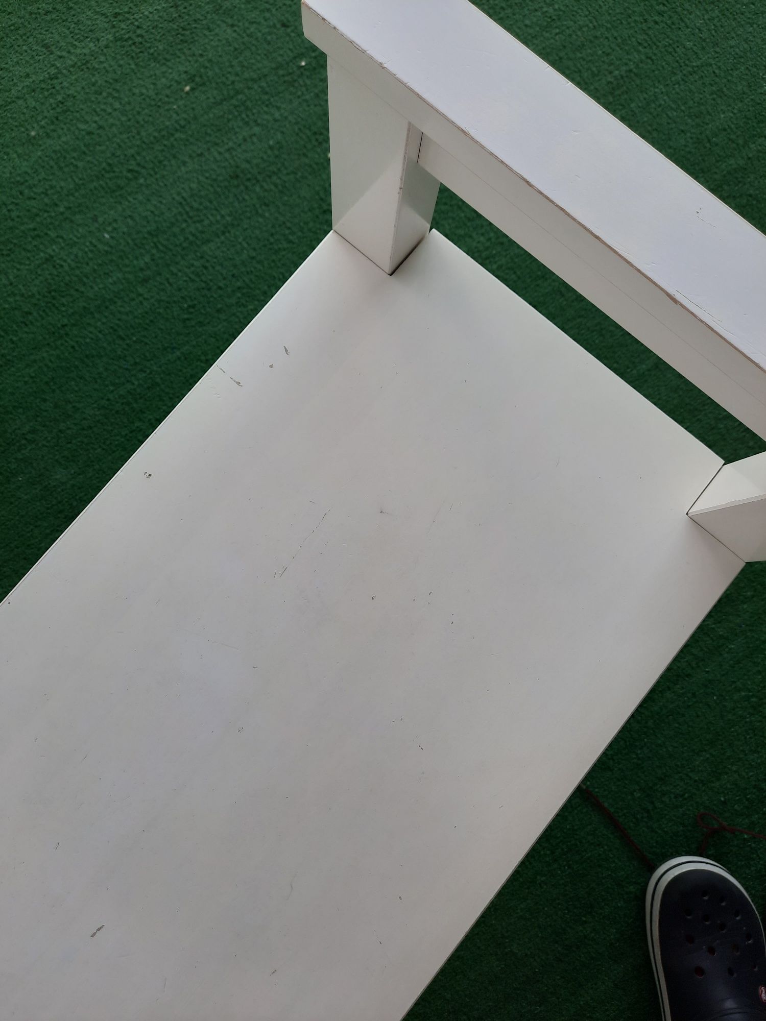 Półka na buty z siedziskiem ikea. Biała