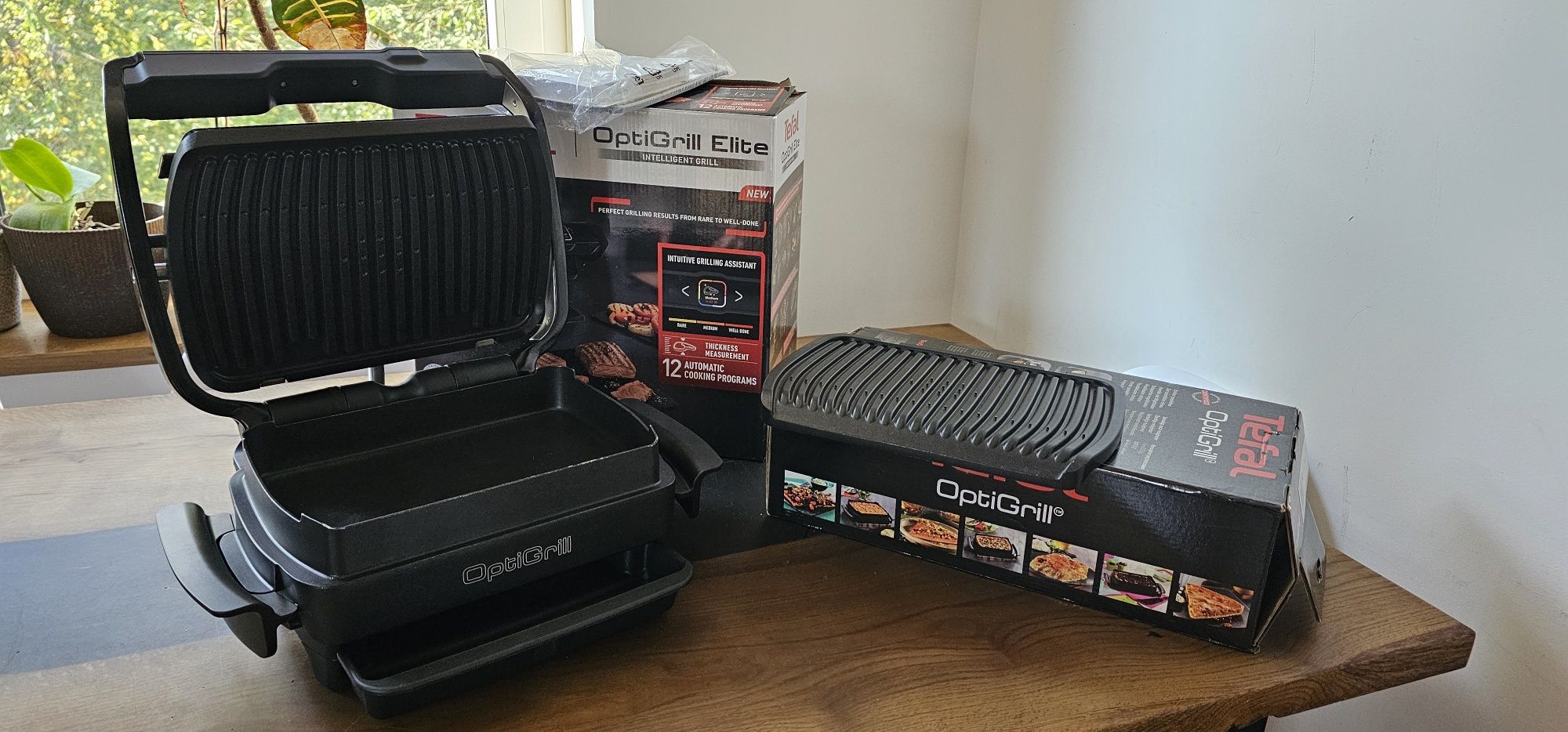 Tefal Optigrill Elite Czarny + Forma do pieczenia