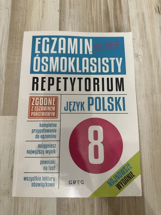 Repetytorium egzamin ósmoklasisty język polski