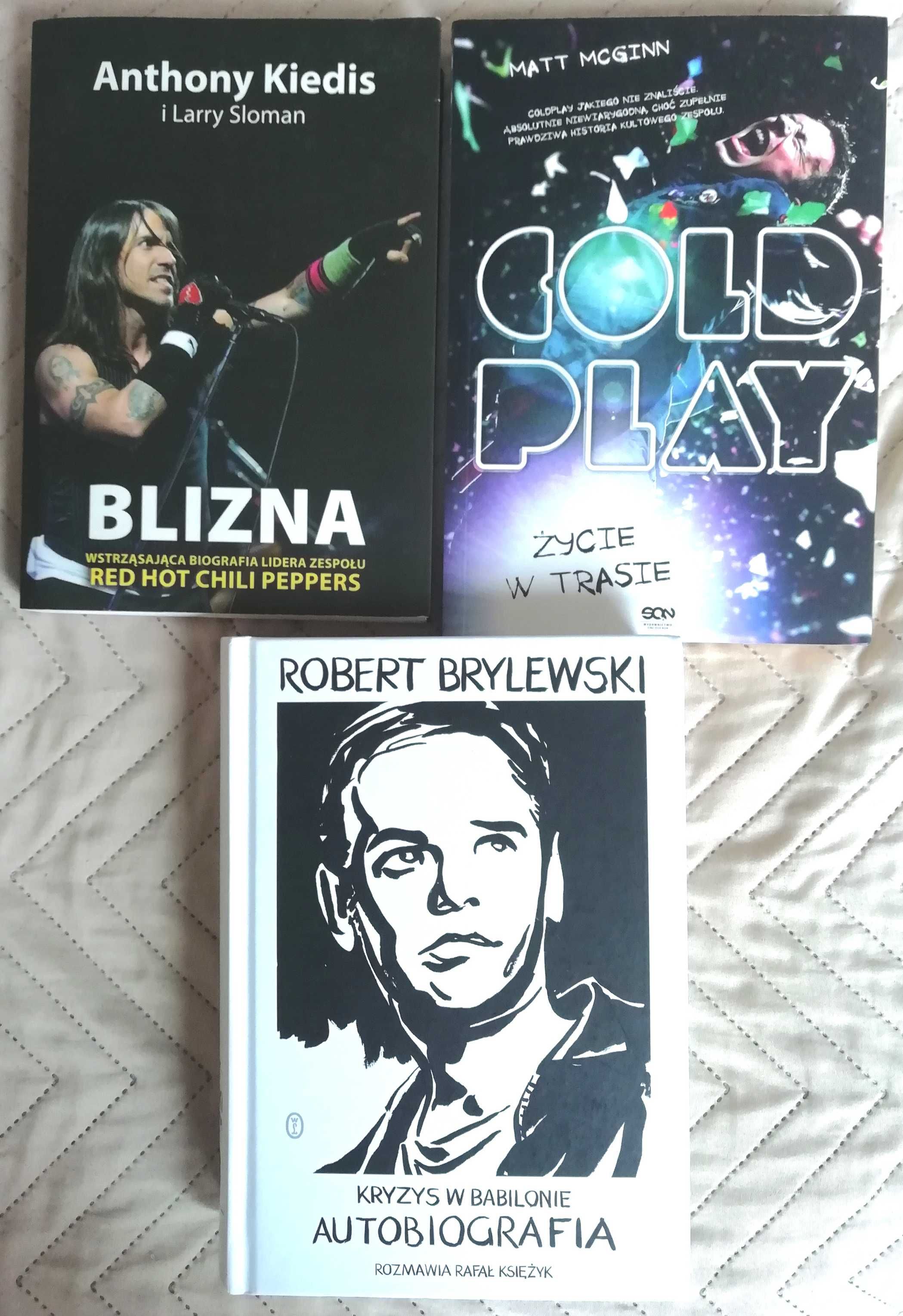3x Książki muzyczne: Brygada Kryzys, Coldplay, Red Hot Chili Peppers