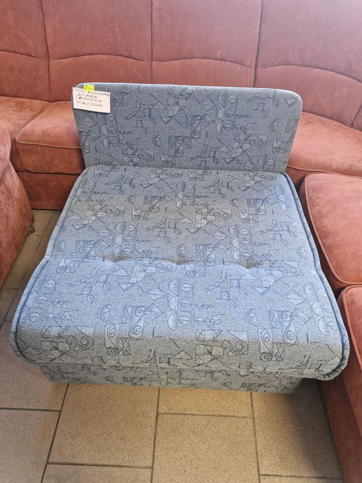 Fotel rozkładany z funkcją spania i pojemnikiem  jak nowy