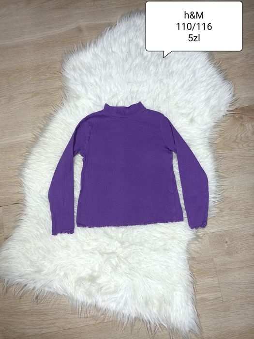 Koszulka z długim rękawem h&M  rozmiar 110/116