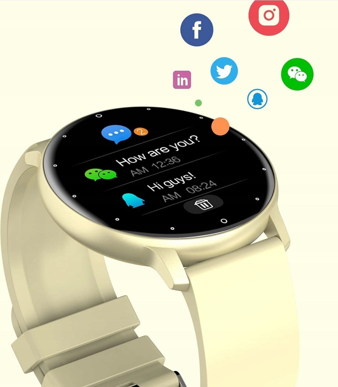 Smartwatch zegarek połączenia rozmowy Smart Watch puls sport