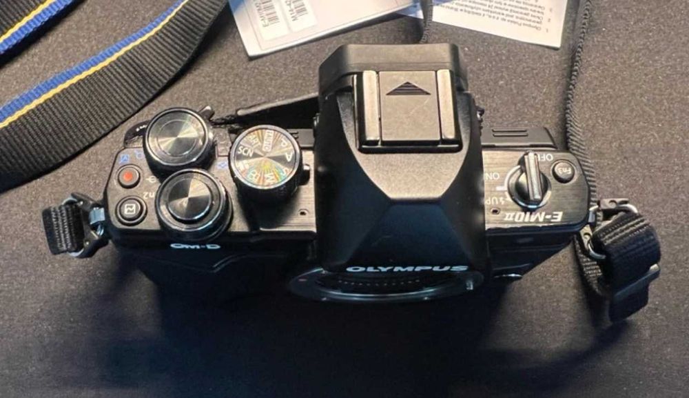 Aparat fotograficzny Olympus OM-D E-M10 Mark II czarny przebieg 1404