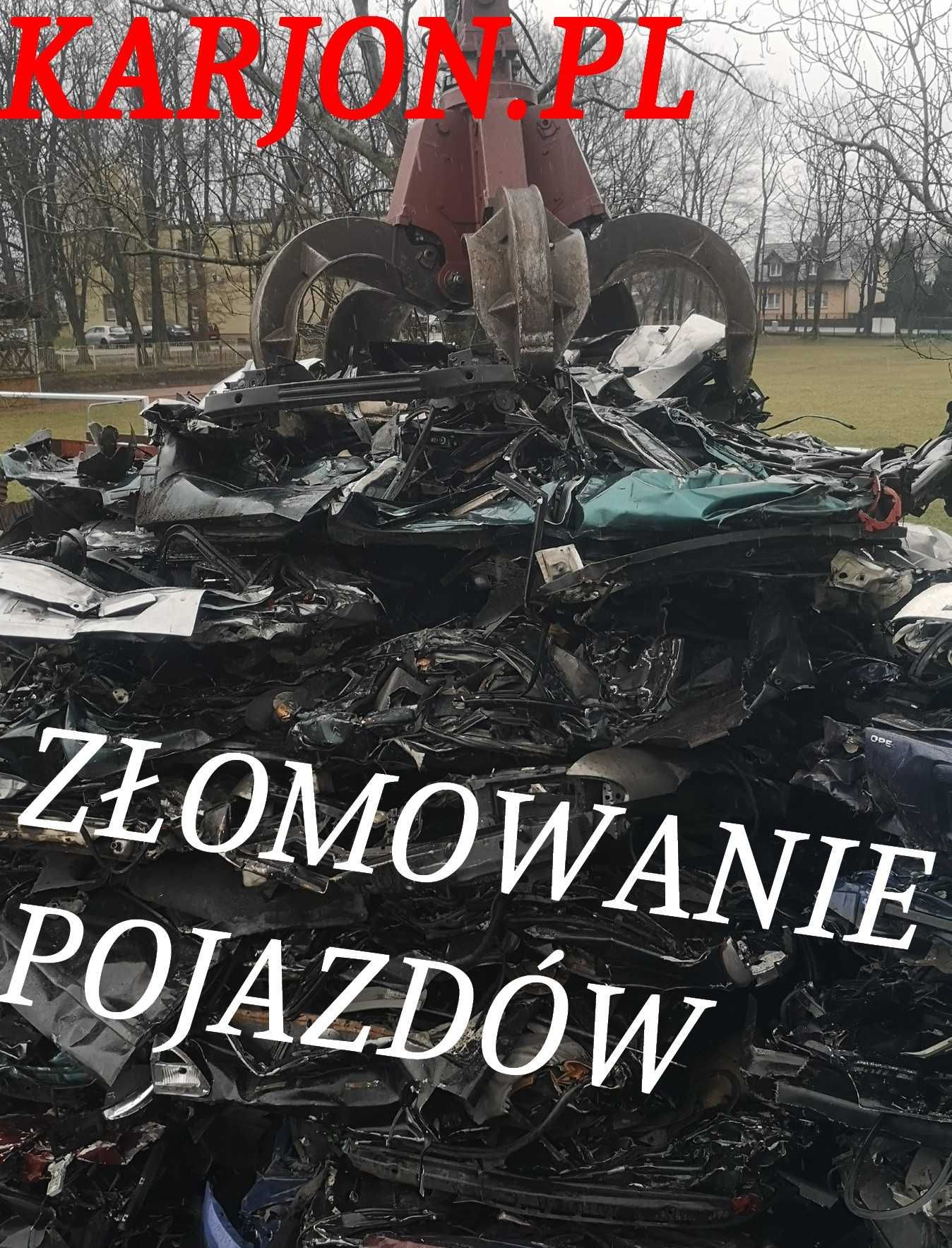 Złomowanie samochodów z odbiorem lawetą. Gotówka i dokumenty u klienta