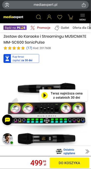 Nowy Zestaw Do Karaoke I Streamingu Musicmate Mm-Sc600 Sonicpulse