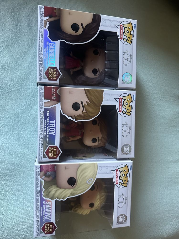 High school musical troy Gabriella Sharpay funko pop