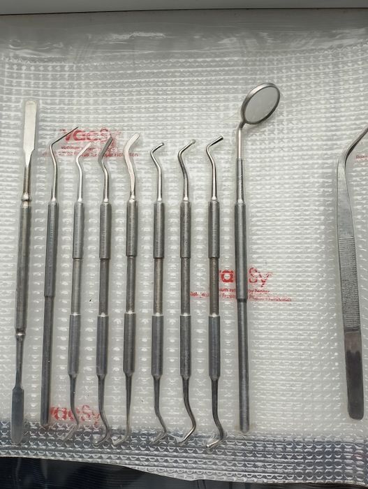 Медицинский инструмент  стоматологический набор  СССР новый