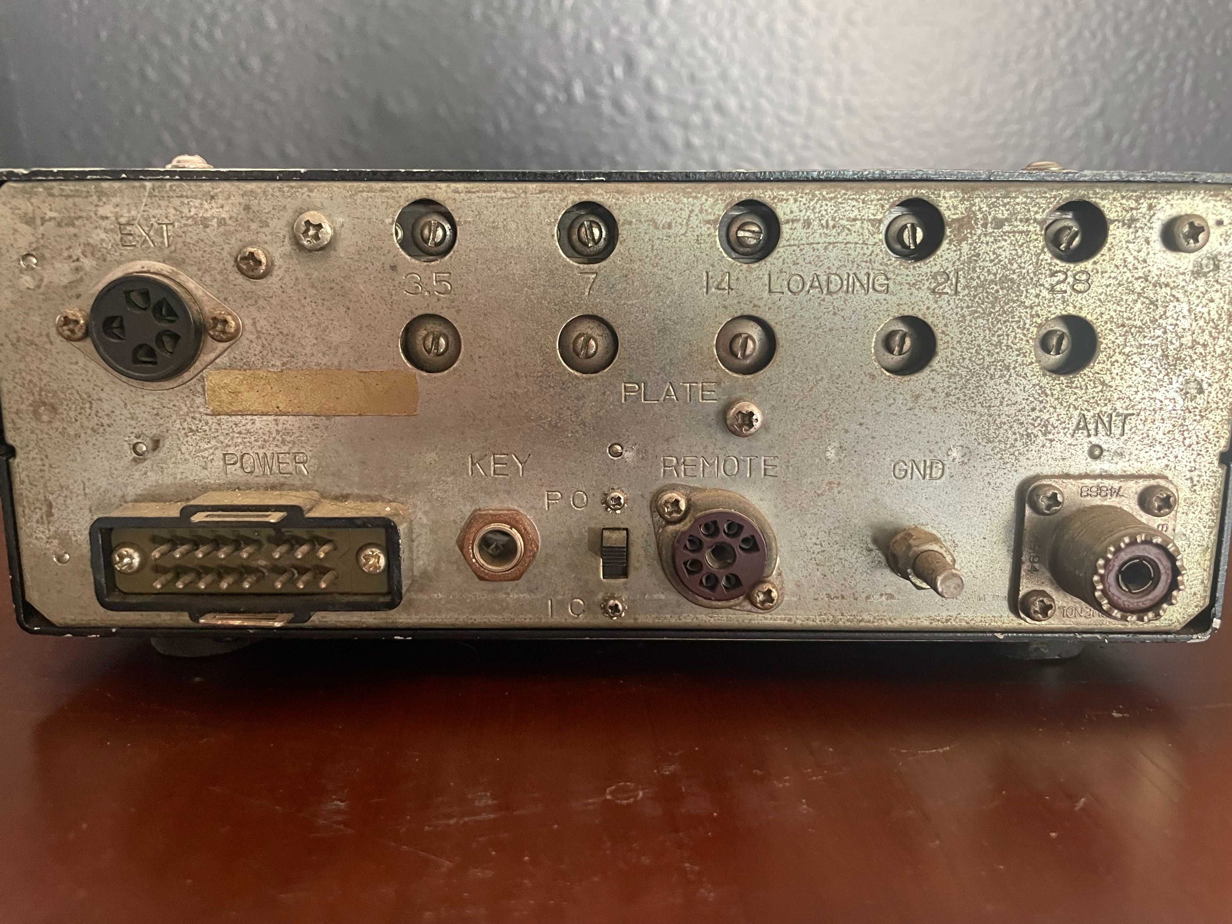 Rádio Amador Yaesu FT-75B Rádio de 1971