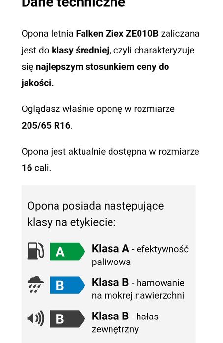 Falken Ziex ZE010B 205 65 R16 95H