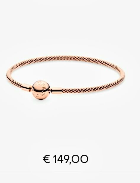 pandora pulseira rose gold