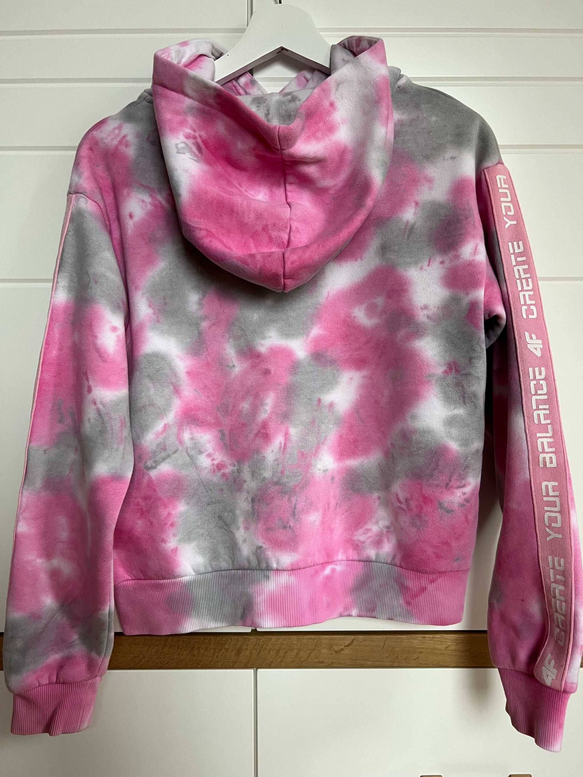 Bluza dziewczęca sportowa 4f r.164 Tie Dye