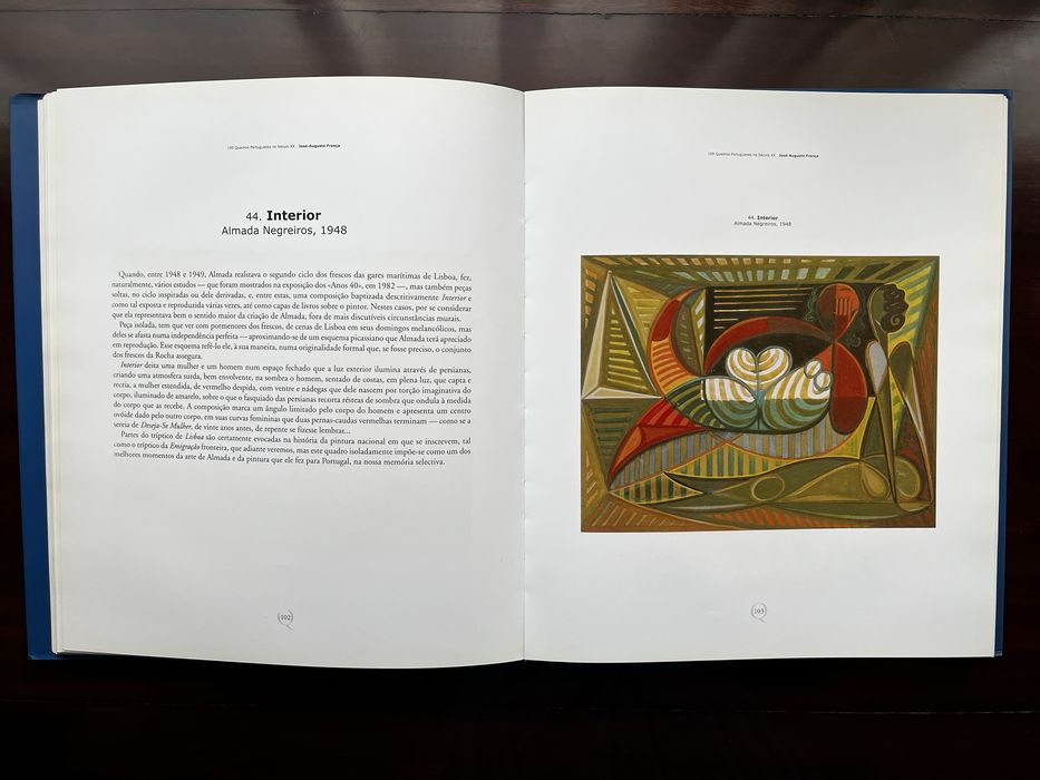 100 Quadros Portugueses no Século XX - José Augusto França