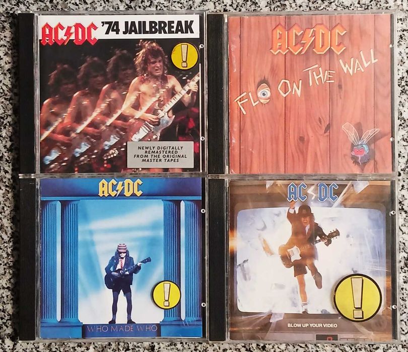 AC/DC - 18 CDs + 1 DVD - Raros - CD Muito Bom Estado