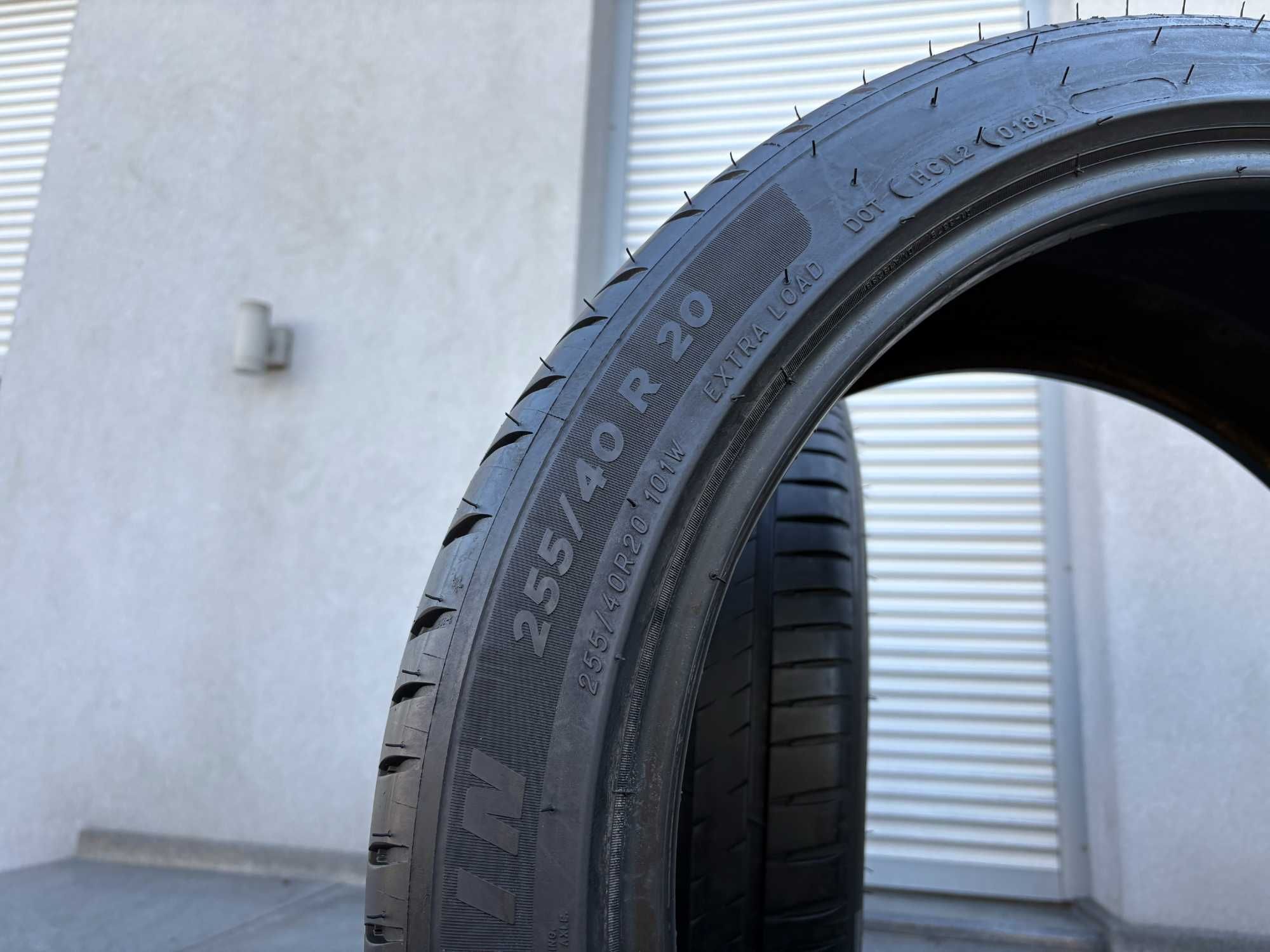 2szt letnie 255/40R20 Michelin DEMO! 6,5mm 2022r świetny stan! L289 gw
