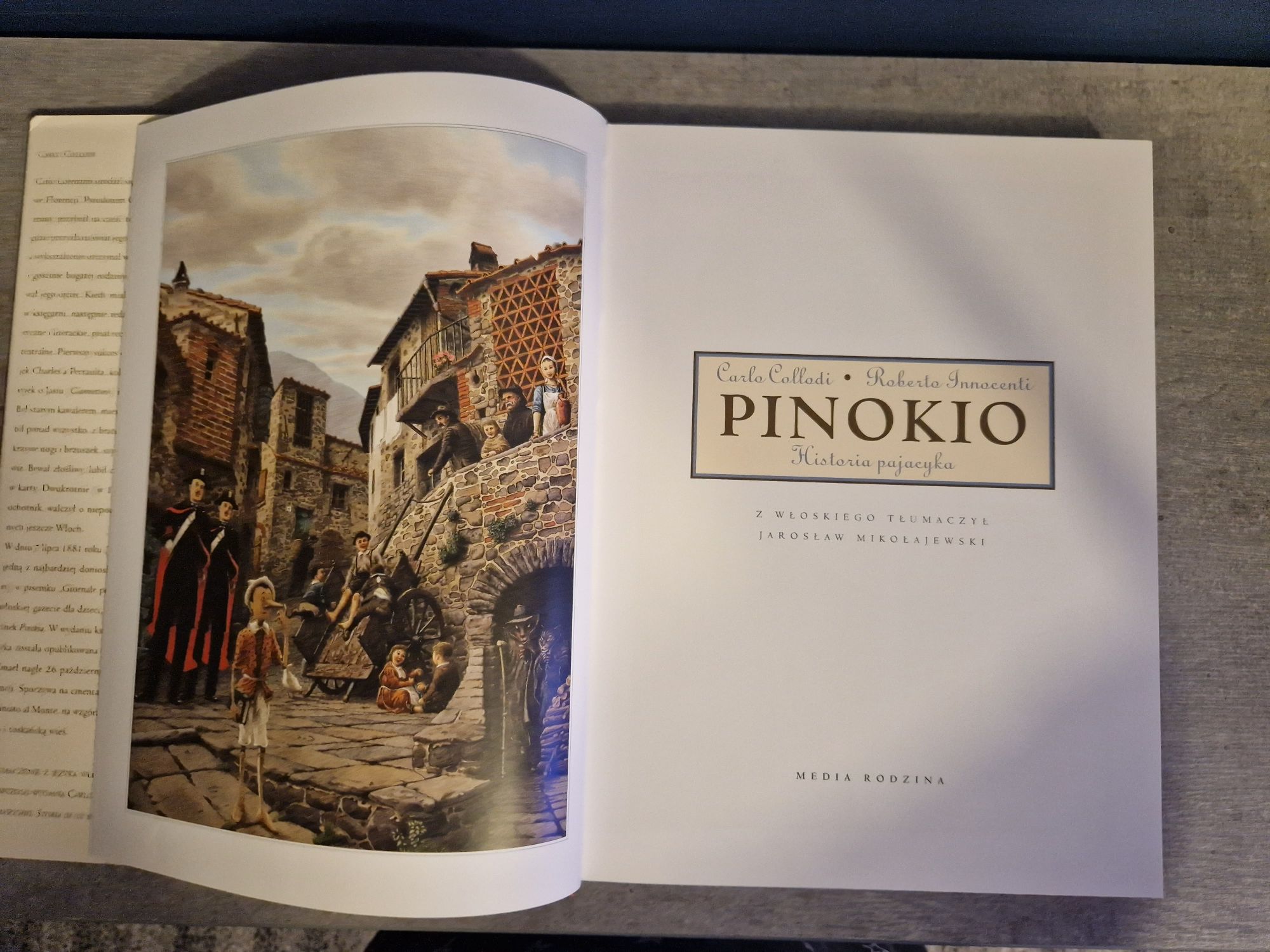 Książka Pinokio Carlo Collodi & Roberto Innocenti