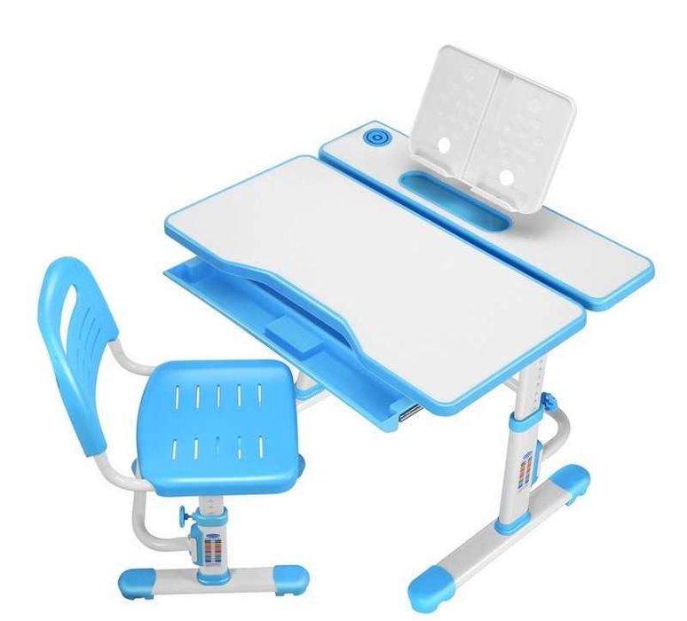 Комплект Cubby парта та стілець-трансформери Botero Blue