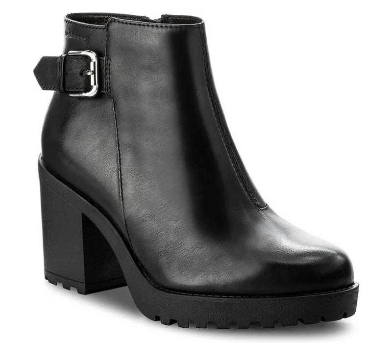 Шкіряні ботильйони Vagabond чорні