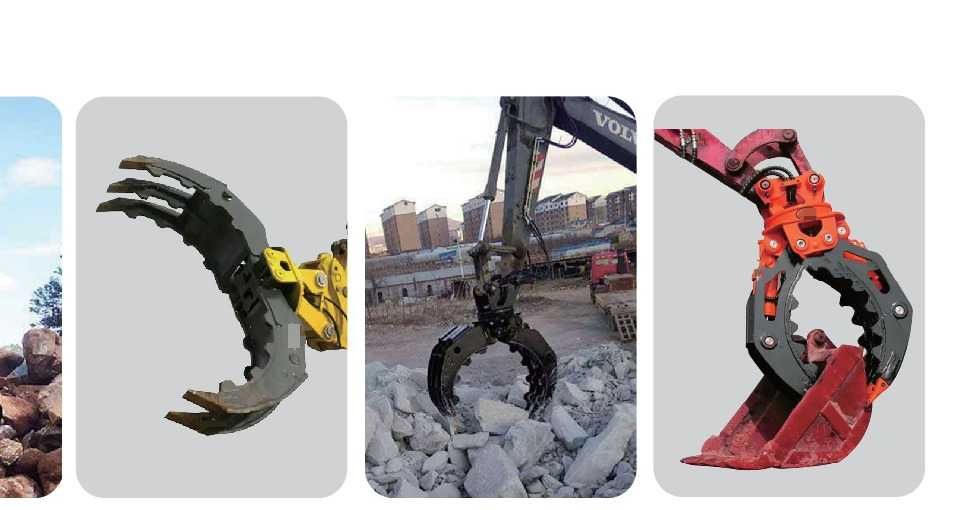 Pinça para escavadora 3.5 ton