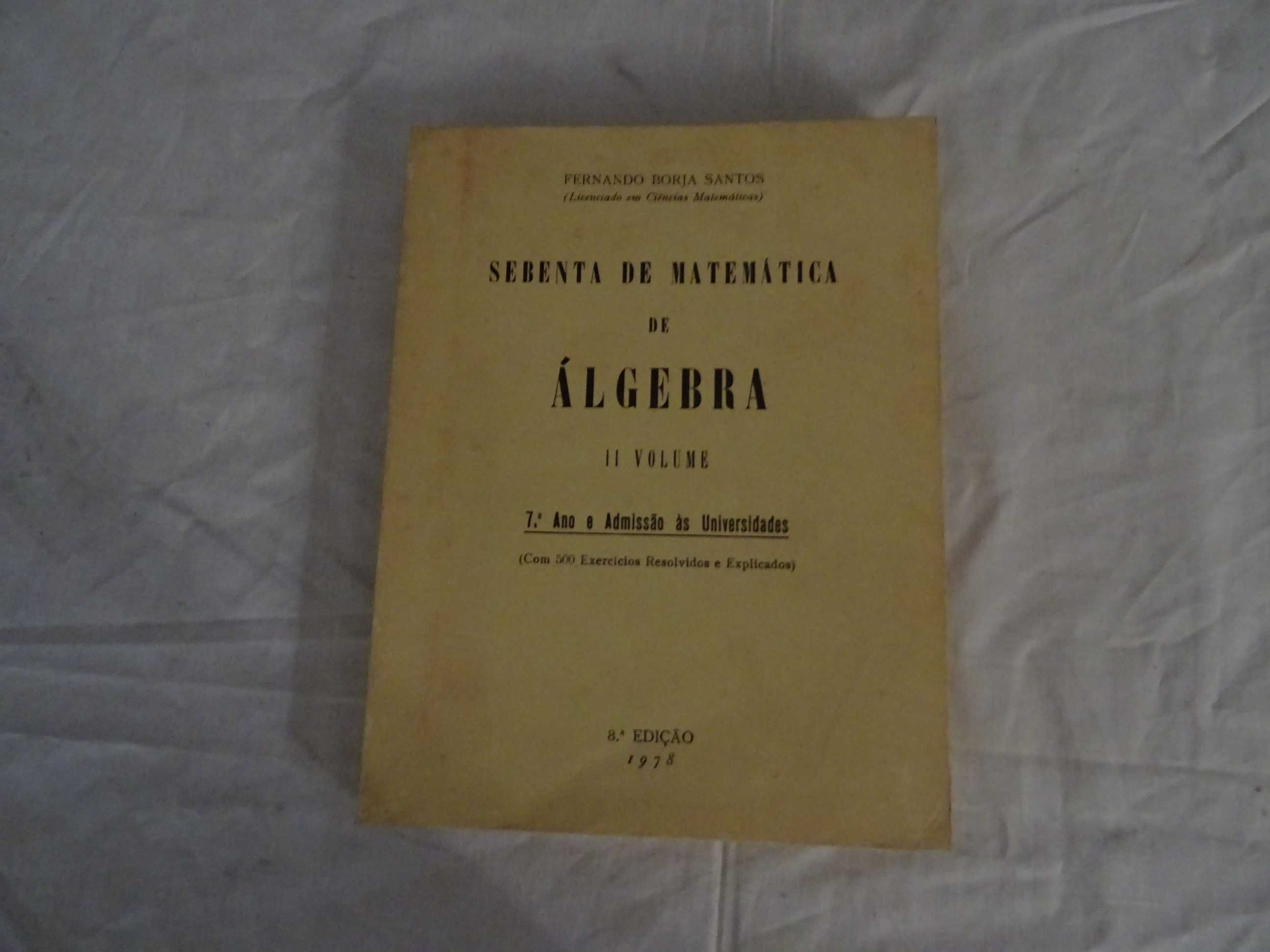 Livros Compêndios Matemática Antigos Álgebra Trigonometria Estatística