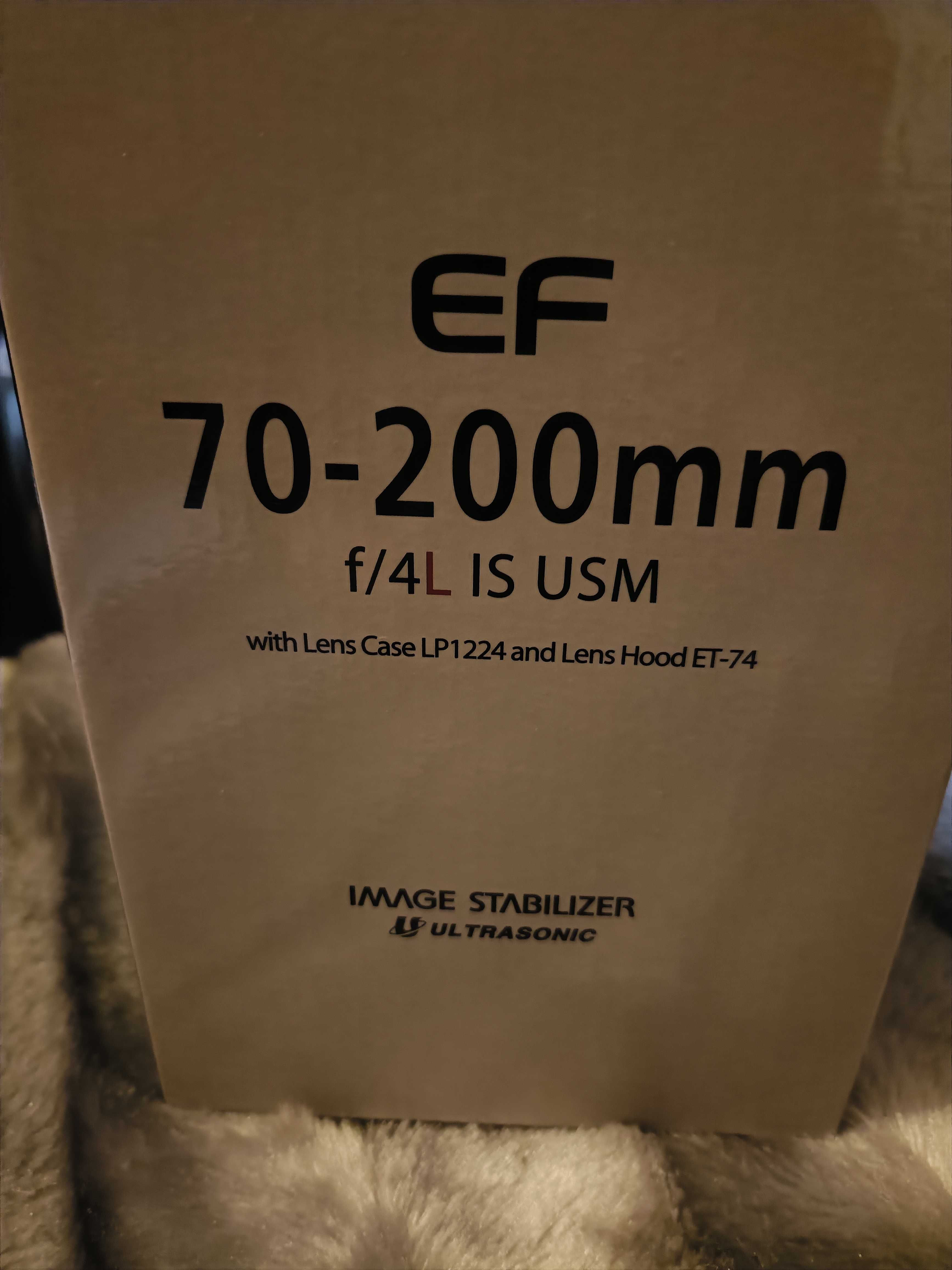 Objetiva CANON EF 70-200mm f/4L IS USM
