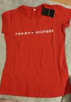 Bluzka koszulka z krótkim rękawem t-shirt damski Tommy Hilfiger M czer