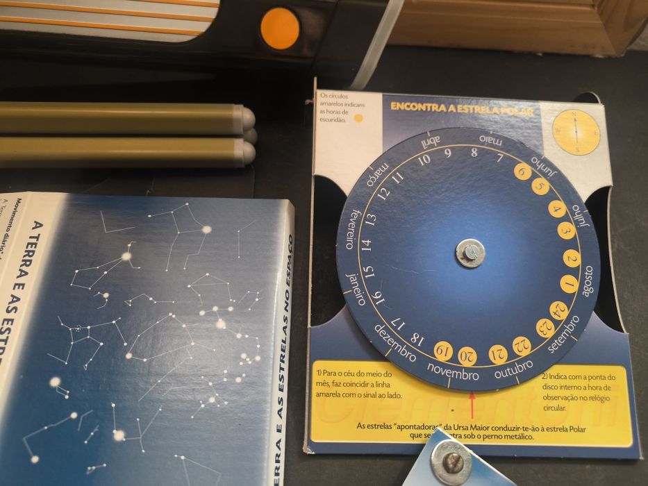 Telescópio com 3 oculares