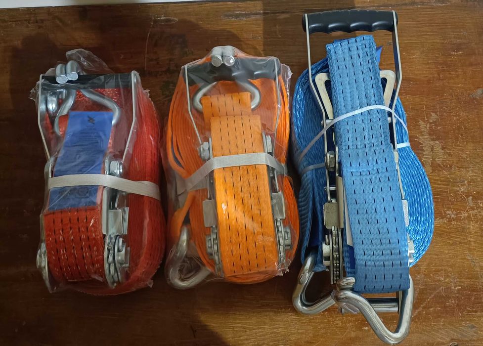 Стяжний ремінь, пас, Tir, трещотка, для фури.