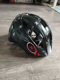 Kask dziecięcy chłopięcy w pająki 48 52