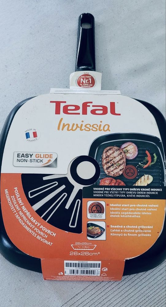 Nowa patelnia teflonowa Tefal Invissia