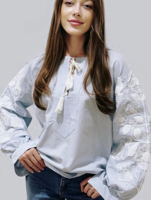 Жіноча вишиванка, вишита сорочка, блузка національний одяг