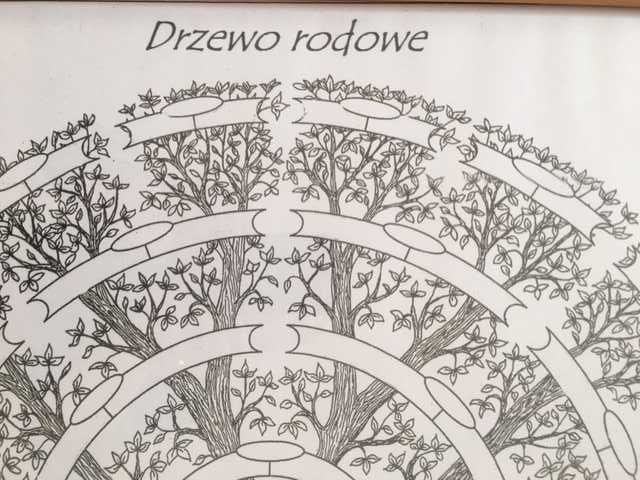 Drzewo genealogiczne w ramie