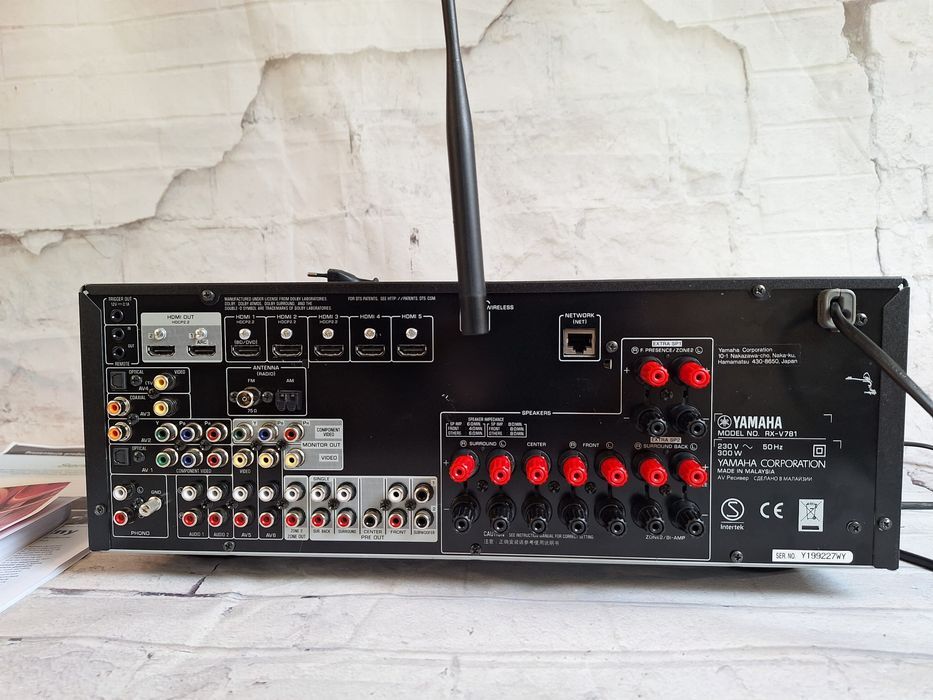 7.2 Yamaha RX-V781 Wi-fi BT 4k Atmos ARC MusicCast Mocny