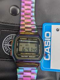 Кольоровий годинник Casio A168 касио разноцветние