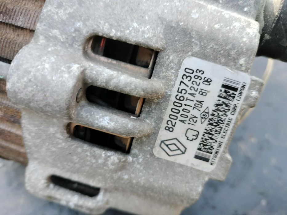 Renault Clio II 1.2B, rozrusznik,alternator,pas,chłodnica,reflektor,