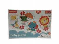 Puzzle Trefl 4W1 18 Szt. Zwierzęta 36090