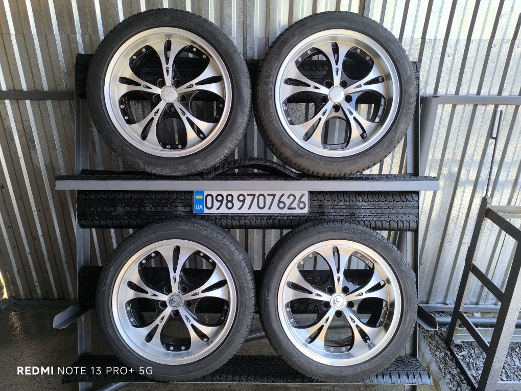 Колеса R17 5x100 7.5J ET35 ЦО 73.1 (57.1) мм літо 225/45R17