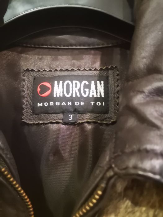 Blusão em Pele de coelho e couro