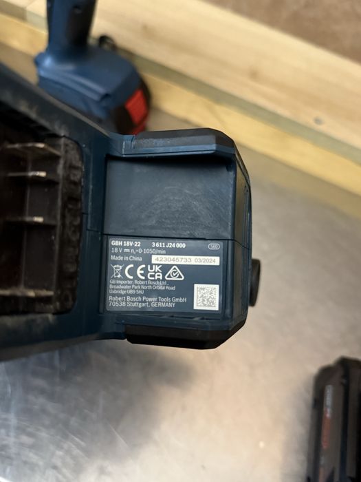 Bosh GBH18v-22 перфератор/Gws18v-10 болгарка