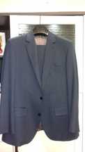 Garnitur męski 182cm granatowy polskiej marki Recman. Slim .