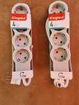 Bloco da Legrand de 4 tomadas com cabo