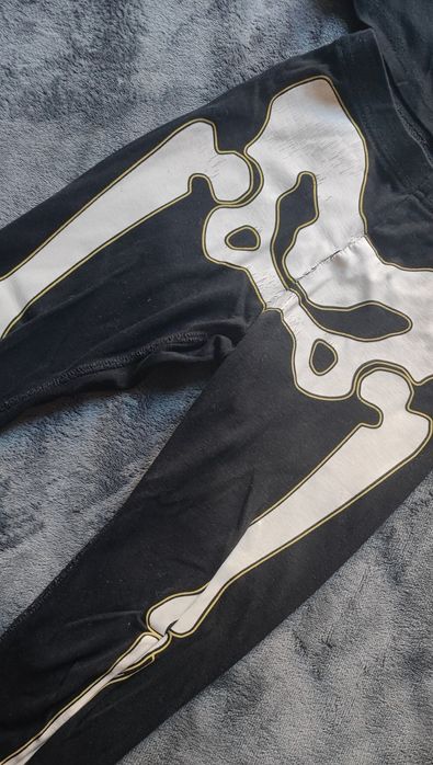 Костюм скелет H&M піжама трикотажна на Хелоувін натуральна next хелові