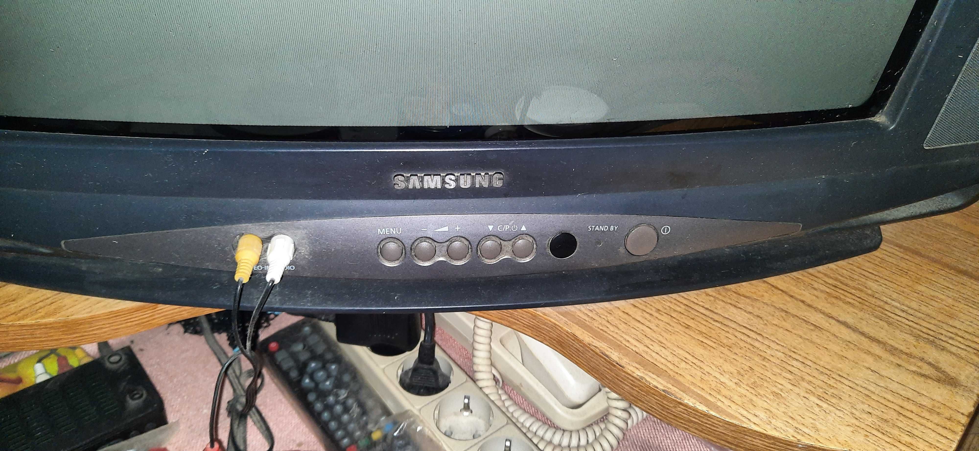Телевизор+Т2 Samsung 21" 56см ТВ работает TV T2