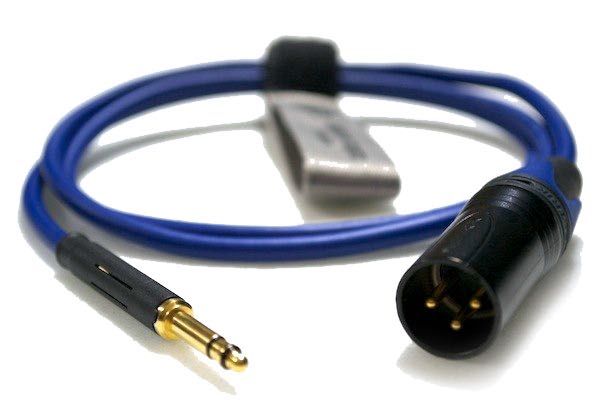 Kabel Studio Patch TT Bantam do 3pin XLR Męski Balansowany Van Damme