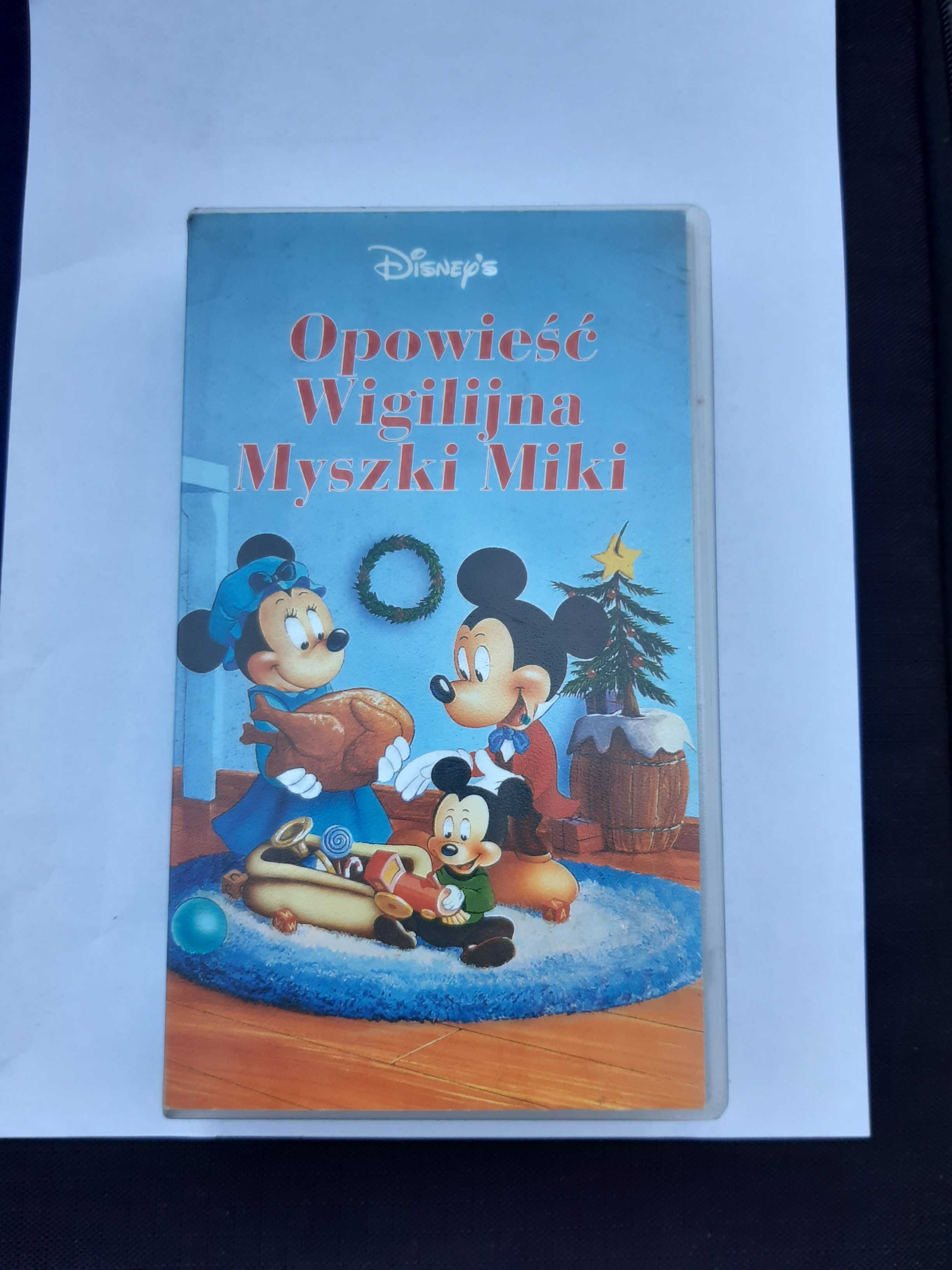 Opowieść Wigilijna Myszki Miki. Kaseta VHS. Bezpieczna wysyłka.