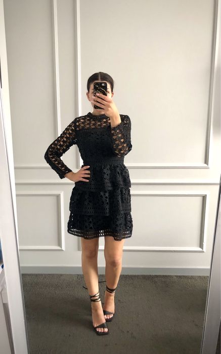 Mala czarna sukienka Polska produkcja r. S butik