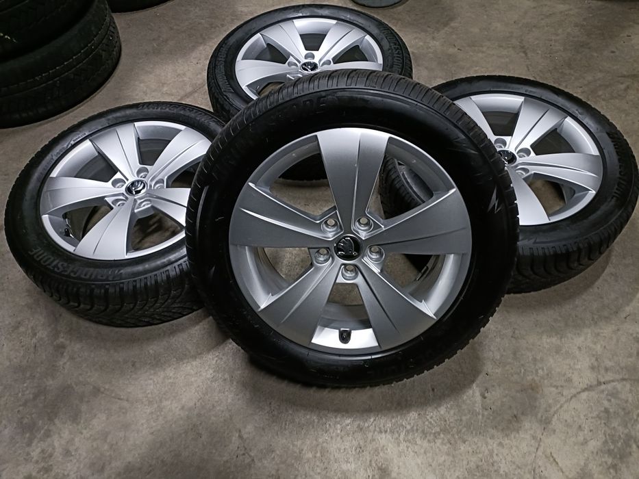 Kola zimowe Alufelgi Skoda 17 cali 5x112 Superb Octavia Karoq Enyaq