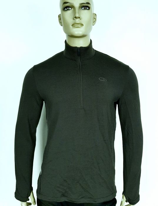 Icebreaker Merino brązowa męska bluza rozmiar M stan idealny